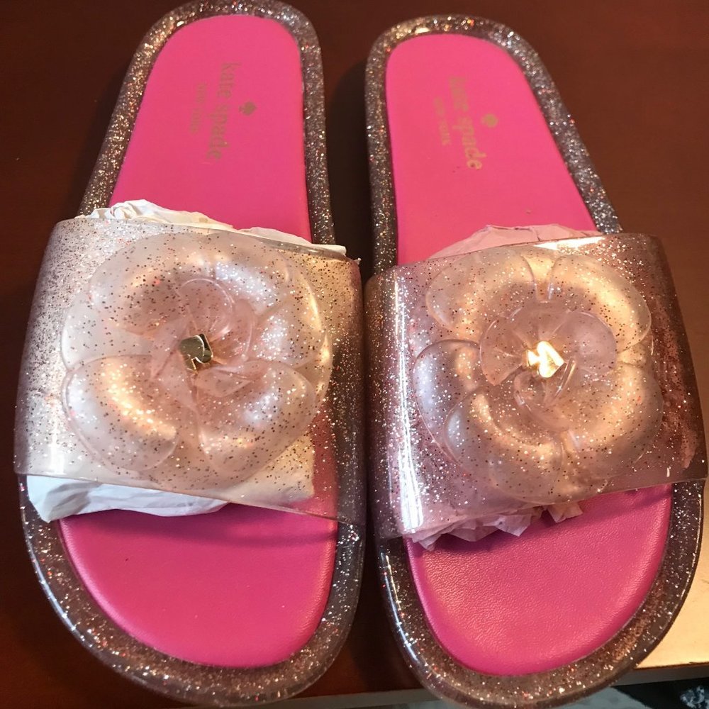 Kate Spade/New York  Sandles with Bloomed Flower NWT